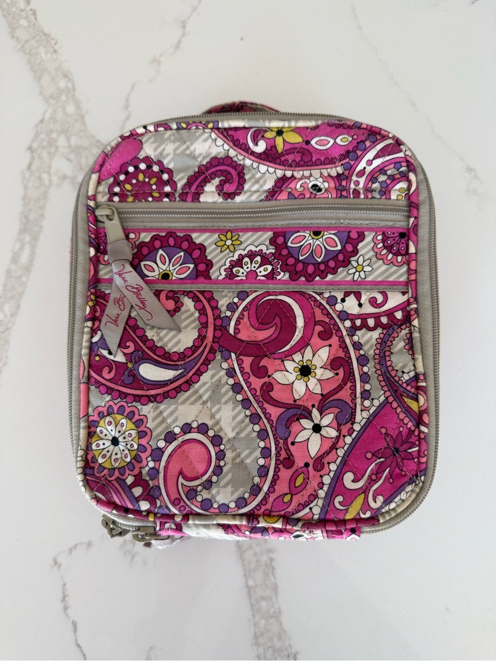 Vera Bradley Pink Paisley lunchbox